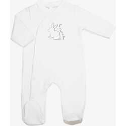 Vêtements Enfant Pyjamas / Chemises de nuit Trois Kilos Sept Pyjama naissance mixte - Pompon Blanc