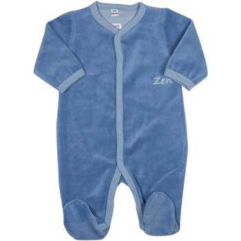 Vêtements Enfant Pyjamas / Chemises de nuit Trois Kilos Sept Pyjama naissance garçon - Zen Bleu