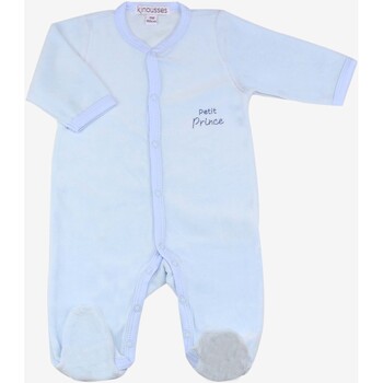 Vêtements Enfant Pyjamas / Chemises de nuit Trois Kilos Sept Pyjama naissance garçon - Petit prince Bleu