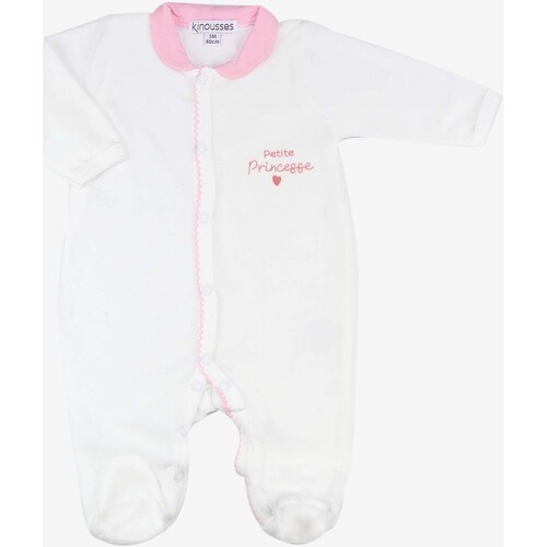 Vêtements Enfant Pyjamas / Chemises de nuit Dors Bien Pont Pyjama naissance - Petite princesse Blanc