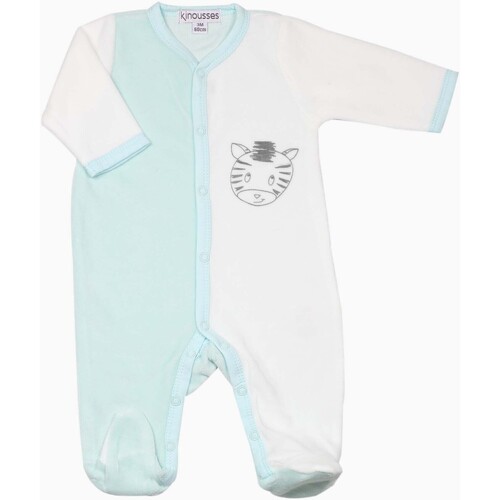 Vêtements Enfant Pyjamas / Chemises de nuit ADIDAS YEEZY BOOST 380 MIST 24.5cm Pyjama naissance - Zèbre Blanc