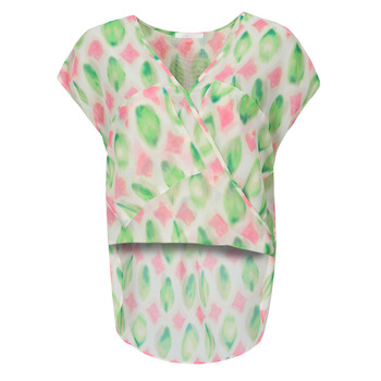 Vêtements Femme Tops / Blouses Les Petites Bombes IBOS Vert / Rose / Blanc