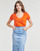 Vêtements Femme T-shirts manches courtes Les Petites Bombes BRUNIDLE Orange