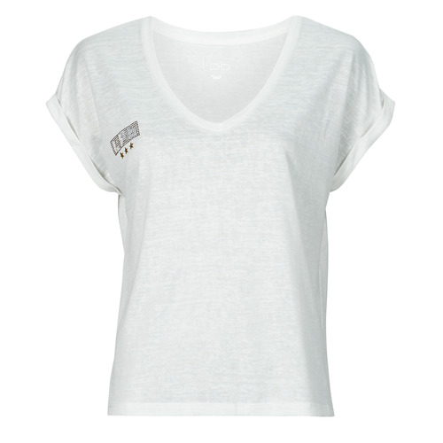 Vêtements Femme T-shirts manches courtes Rose is in the air DERNA Blanc