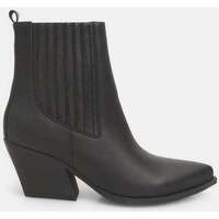 Chaussures Femme Boots Bata Bottines texanes pour femme à talons Noir