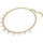 Montres & Bijoux Femme Colliers / Sautoirs Swarovski Collier  Dextera pampilles cristal Jaune