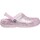 Chaussures Fille Sabots Crocs Sabot à Enfiler  Classic Lined Glitter Flamingo Rose