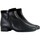 Chaussures Femme Boots Gabor Bottine Cuir Noir