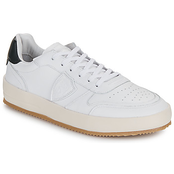 Chaussures Homme Baskets basses Philippe Model NICE LOW MAN Blanc / Noir