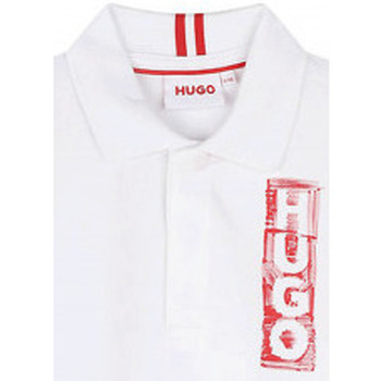 Vêtements Enfant T-shirts & Polos BOSS Polo  blanc Junior G25144/10P - 10 ANS Blanc
