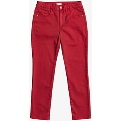Vêtements Fille Jeans Roxy - Jean slim - rouge Rouge