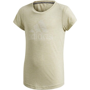 Vêtements Garçon Blousons adidas Originals Junior - Tee-shirt manches courtes - beige Autres