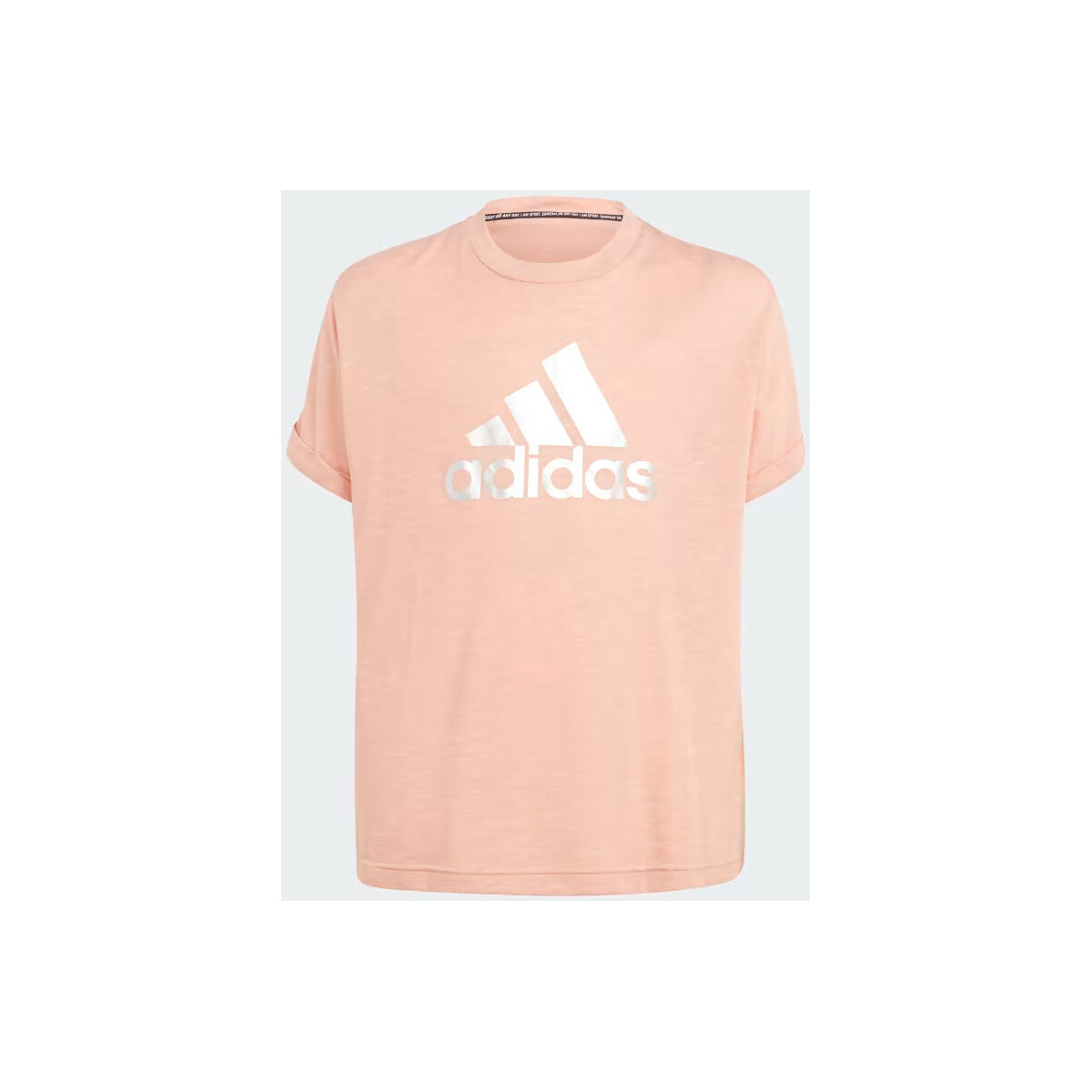 Vêtements Fille T-shirts & Polos adidas Originals Junior - T-shirt manches courtes - saumon Rose