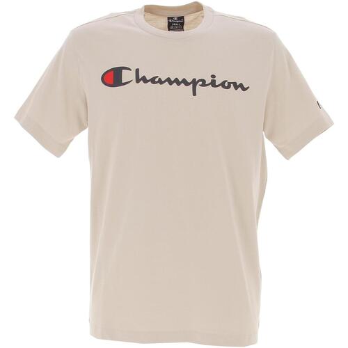 Vêtements Homme Douceur d intéri Champion Crewneck t-shirt Beige