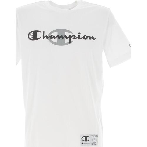 Vêtements Homme Soutenons la formation des Champion Crewneck t-shirt Blanc