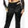 Vêtements Femme Pantalons Patrizia Pepe Pantaloni  en ecopelle avec zip latéral Noir