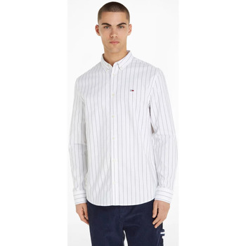 Vêtements Homme Chemises manches longues Tommy Hilfiger - TJM CLASSIC OXFORD S Blanc