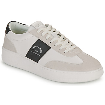 Chaussures Homme Baskets basses Karl Lagerfeld KOURT III Maison Band Lo Lace Blanc / Noir