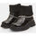 Chaussures Boots Bubblegummers Bottines pour fille avec partie en Noir