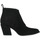 Chaussures Femme Low boots Silvia Rossini NERO CAMOSCIO Noir