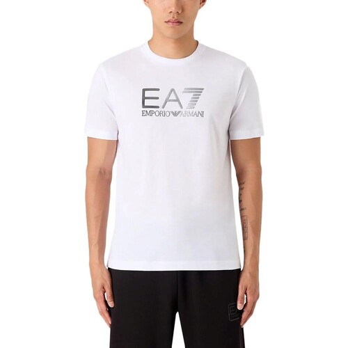 Vêtements Homme T-shirts manches courtes EA7 Emporio Armani Giacca di mezza stagione nero bianco  Multicolore