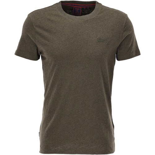 Vêtements Homme T-shirts Coach manches courtes Superdry Tee shirt vintage logo Emb Kaki