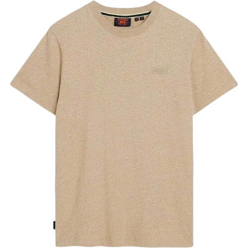 Vêtements Homme T-shirts Coach manches courtes Superdry Tee shirt vintage logo Emb Marron