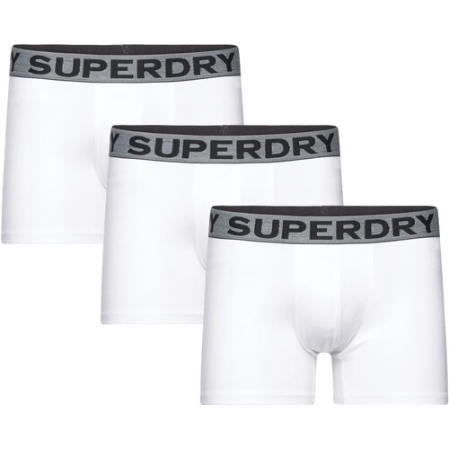 Sous-vêtements Homme Boxers Superdry Boxer  Triple Pack Blanc