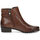 Chaussures Femme Bottines Caprice Boots Seeing Plate Camel Marron