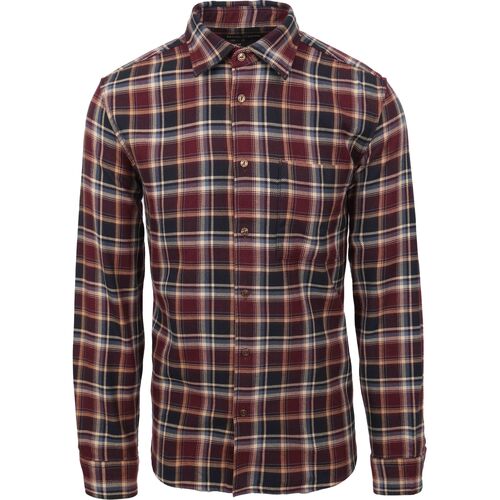 Vêtements Homme Chemises manches longues Marc O'Polo Uniform Chequered Shirt Bordeaux Bordeaux