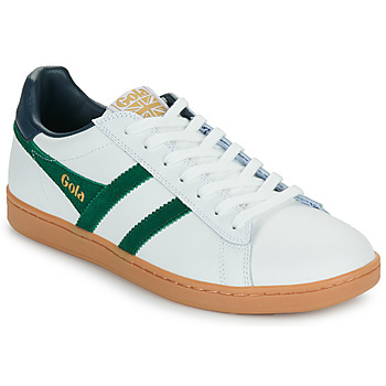 Chaussures Homme Baskets basses Gola EQUIPE II LEATHER Blanc / Vert