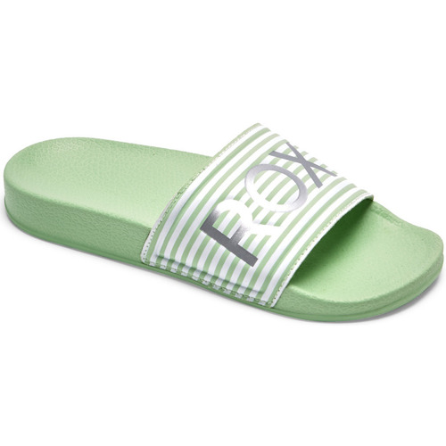 Chaussures Fille Chaussons Roxy Slippy Vert