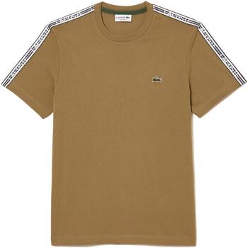 Vêtements Homme T-shirts manches courtes Lacoste Tee-shirts core graphics Marron