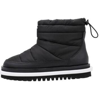 Chaussures Femme Bottes Tommy Hilfiger TJW PADDED FLAT BOOT Noir