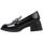 Chaussures Femme Mocassins Wonders G-6140 Noir