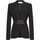 Vêtements Femme Vestes / Blazers Simona Corsellini A23CPGI001 Noir