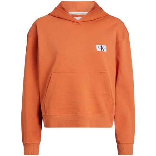 Vêtements Femme Sweats Calvin Klein Jeans track Sweat a capuche  Ref 61289 Orange Orange