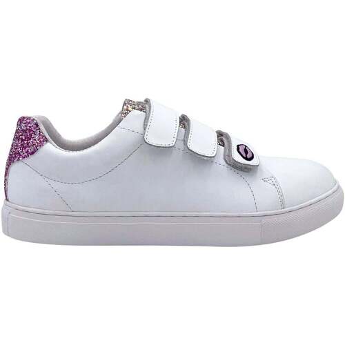 Chaussures Femme Baskets mode Bons baisers de Paname Rose is in the air Satisfaction S Blanc