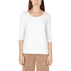 Vêtements Femme T-shirts manches longues Street One 317588 Blanc