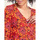 Vêtements Femme Tops / Blouses La Fiancee Du Mekong Top imprimé maille chaude boutonné EYAD Rouge