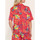 Vêtements Femme Pyjamas / Chemises de nuit La Fiancee Du Mekong Chemise pyjama imprimée fluide Ecovero KINNAUR Rouge