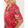 Vêtements Femme Pyjamas / Chemises de nuit La Fiancee Du Mekong Chemise pyjama imprimée fluide Ecovero KINNAUR Rouge
