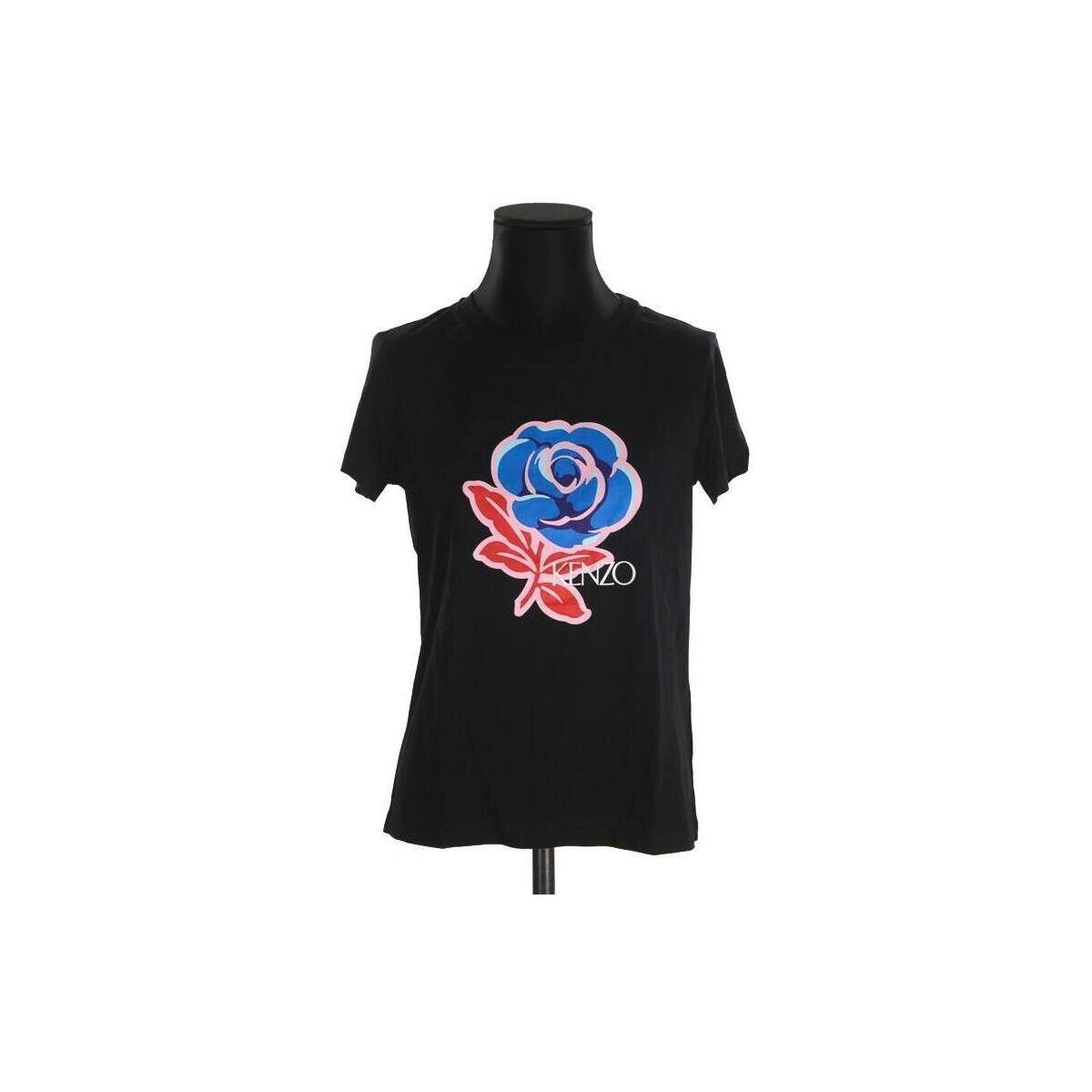 Vêtements Femme Débardeurs / T-shirts sans manche Kenzo T-shirt en coton Noir