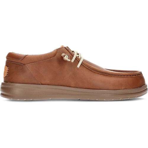 Chaussures Homme Plat : 0 cm Dude CHAUSSURES  WALLY GRIP 40175 Marron