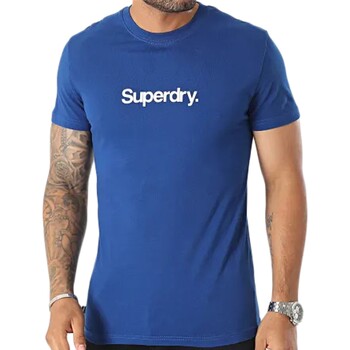 Vêtements Homme T-shirts graphic manches courtes Superdry Coro Logo Classic Bleu