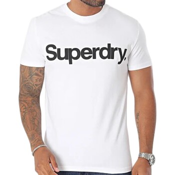 Vêtements Homme T-shirts graphic manches courtes Superdry Coro Logo Classic Blanc