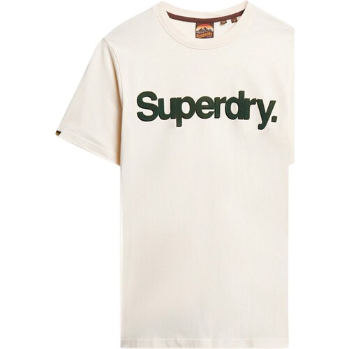 Vêtements Homme T-shirts manches courtes Superdry Core Logo Classic Beige