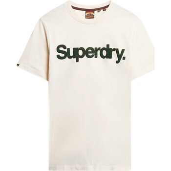 Vêtements Homme T-shirts graphic manches courtes Superdry Core Logo Classic Blanc