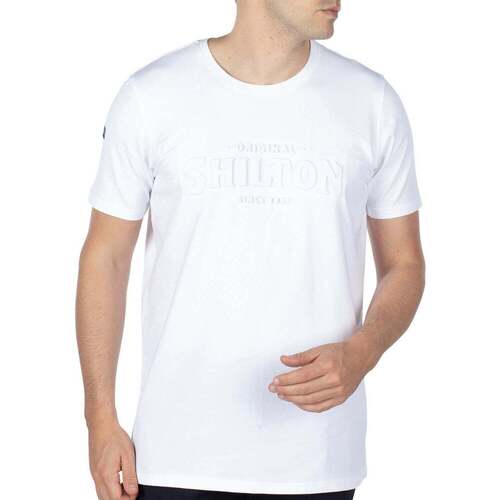 Vêtements Homme Echarpes / Etoles / Foulards Shilton T-shirt manches courtes relief 