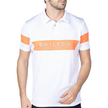 Vêtements Homme motif-print belted shirt Shilton Polo sport bicolore 